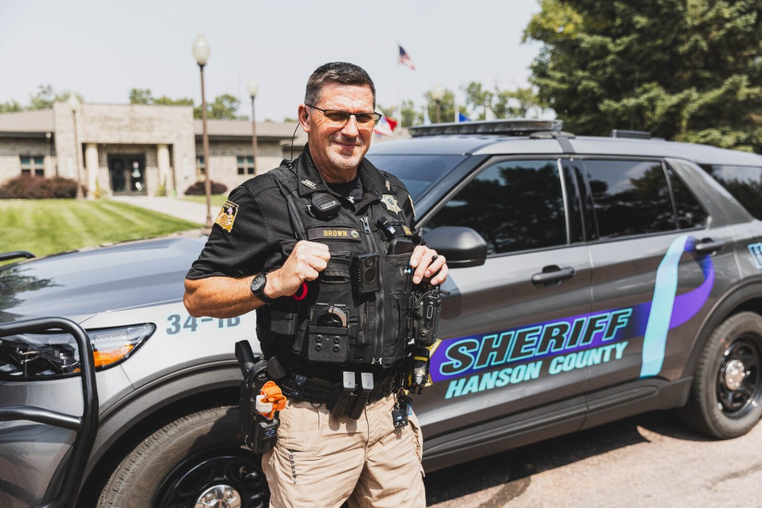 Deputy’s 988 patrol vehicle drives mental health awareness in Hanson County - Mitchell Republic
