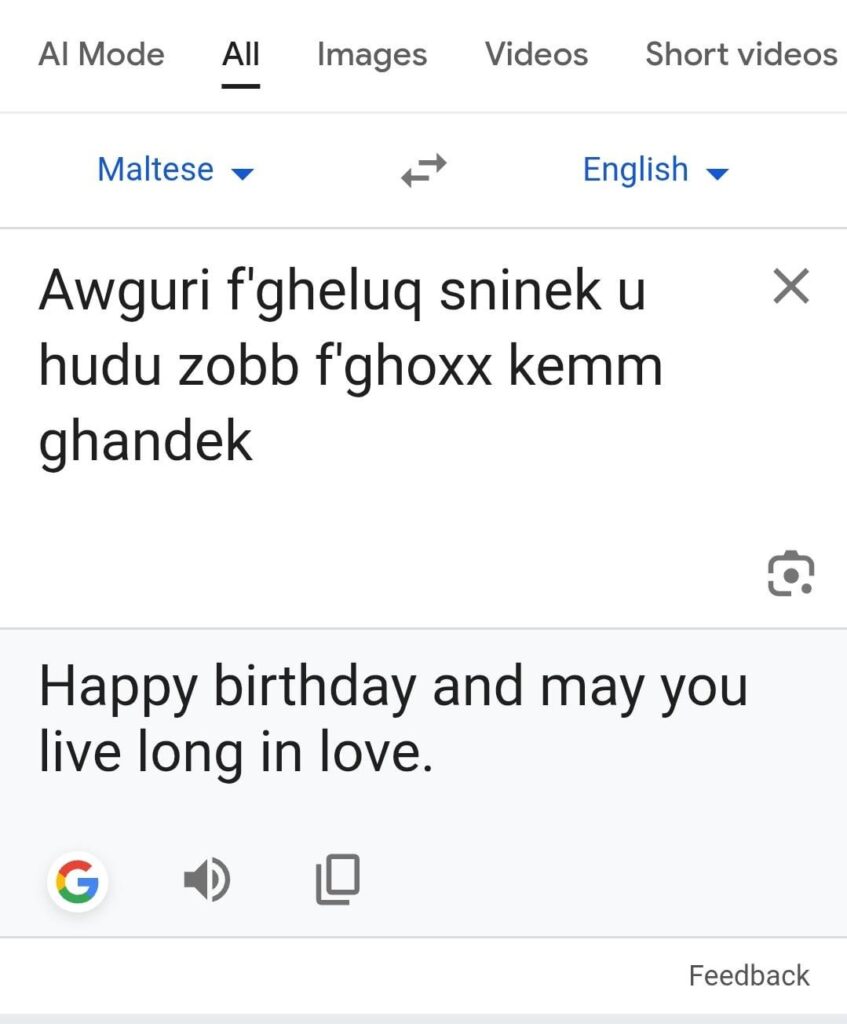 New AI features on Google translate are going well I see