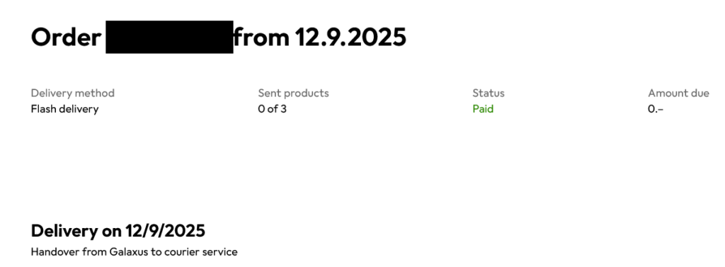 Galaxus / Digitech baiting you into buying with delivery times they fail to provide.