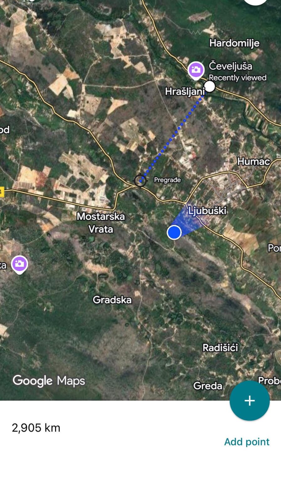 Why no road in Ljubusko that would connect the Mostar door with Coveljus