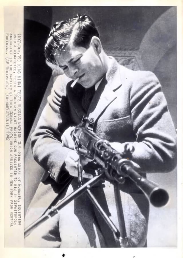 The only monarch with Giga Chad Aura. Anti -communist and antifascist above