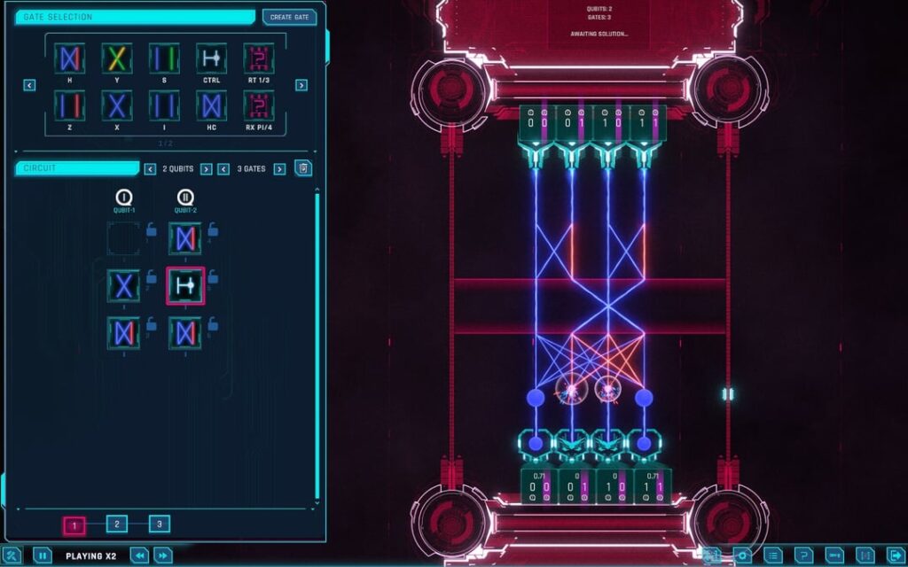 Interactive way to play with linear algebra (SU2 group) and vectors and learn quantum mechanics and computing while doing it