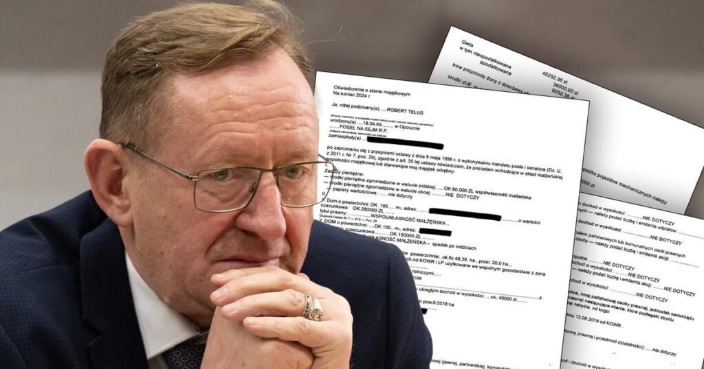 The scandal around CPK. Robert Telus has such wealth. There's a loan on the account from a clergyman