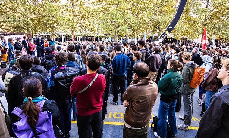 The university community is mobilizing against budget cuts (University Community Mobilizes Against Budget Cuts) - Unige