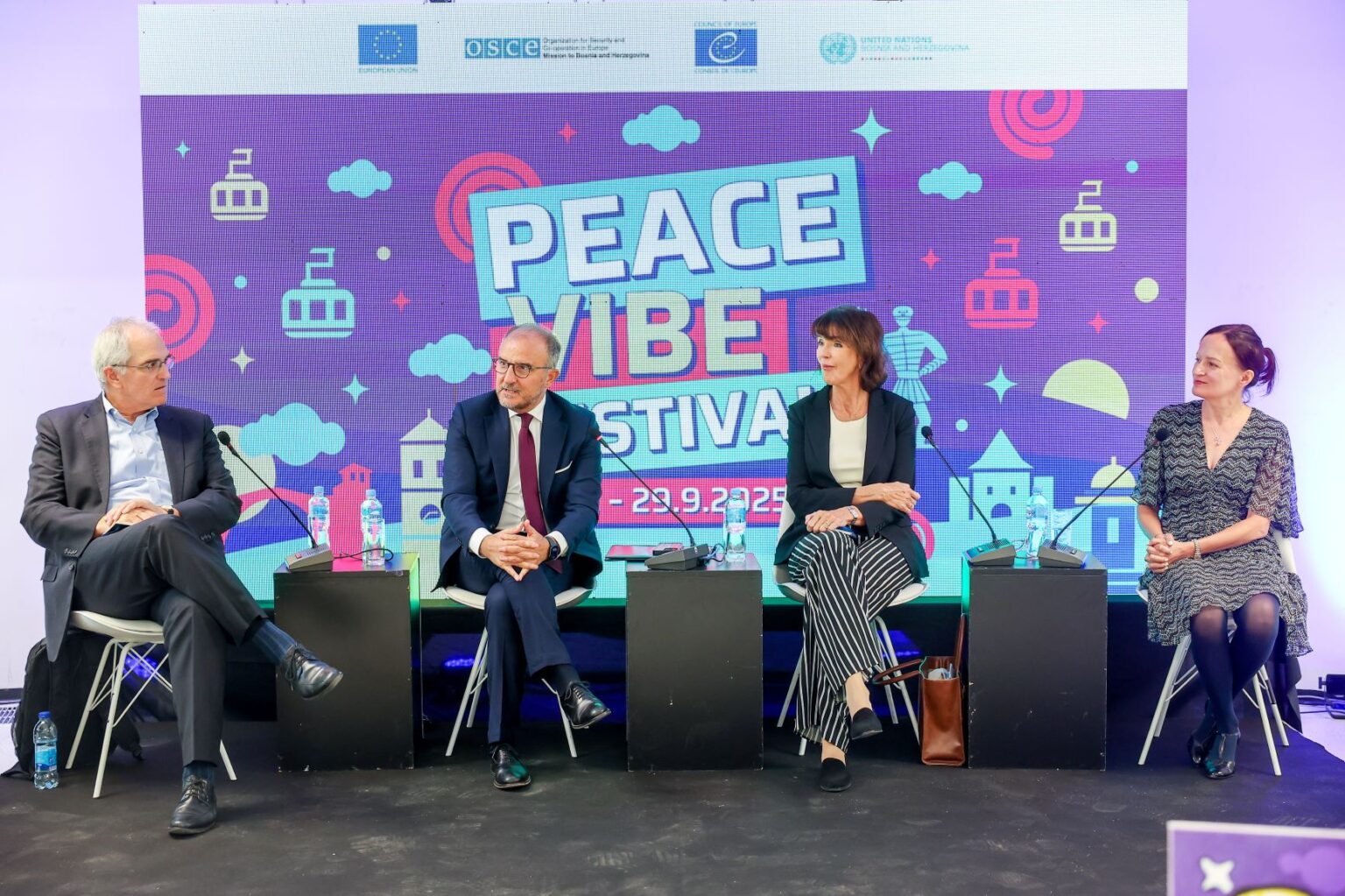 Youth from across Bosnia and Herzegovina sent a message of peace from the Peace Vibe Festival in Sarajevo