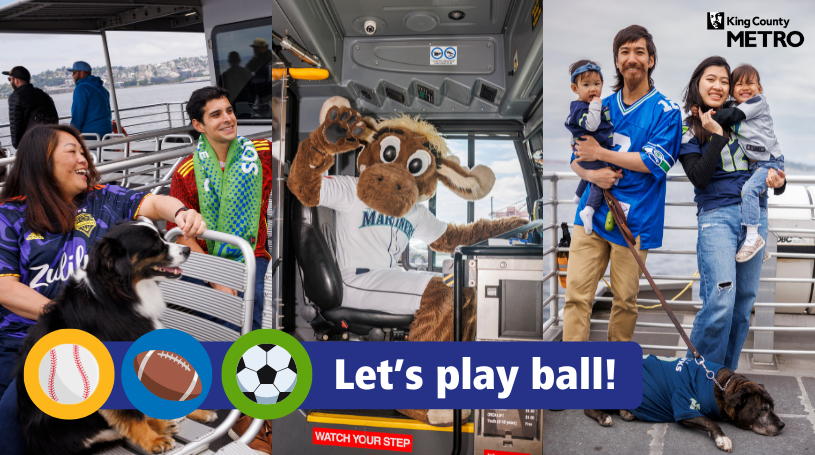 Going to one of the big games? King County Metro connects you to a weekend of Seattle sports – Metro Matters