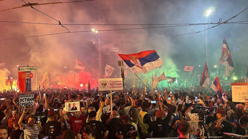 Pro-government campaign against student protests attempts to justify repression in Serbia · Global Voices