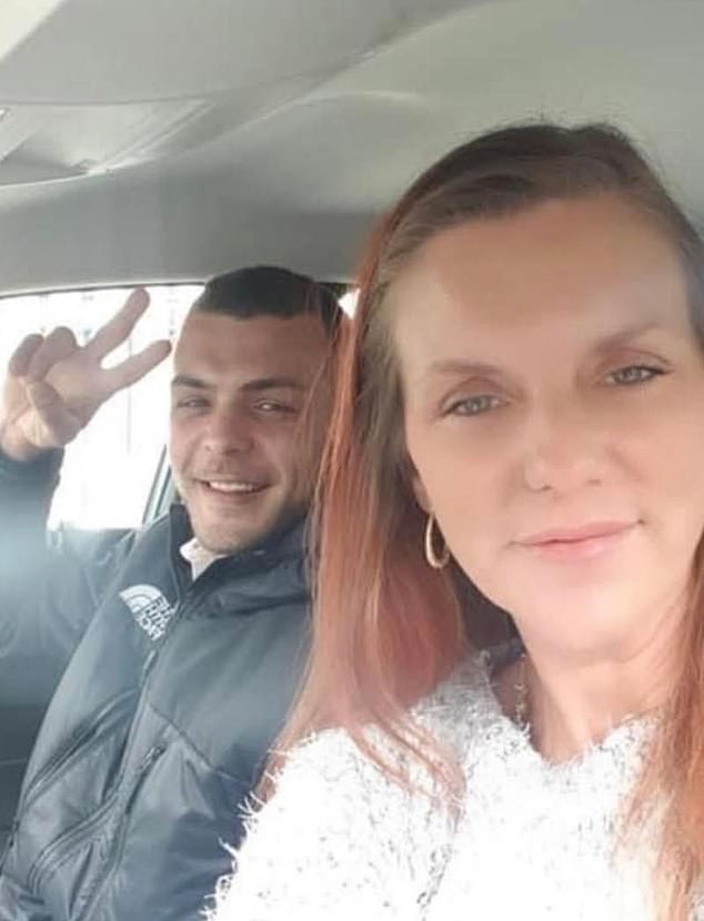 Liam has been accused of causing grievous bodily harm but denies the charges. The Brit was dragged into the altercation after seeing a group of local men pulling a woman by the hair and disrupting sunbathers. Pictured: Liam and his mother Dawn