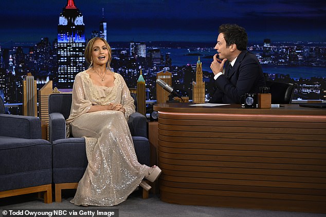 Recalling the incident, Jennifer joked: 'I was like, thank God I had a big, you know, underwear on