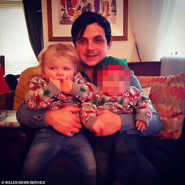 Theo with his father Richard. The five-year-old was on a family holiday to the Greek island when the tragedy occurred