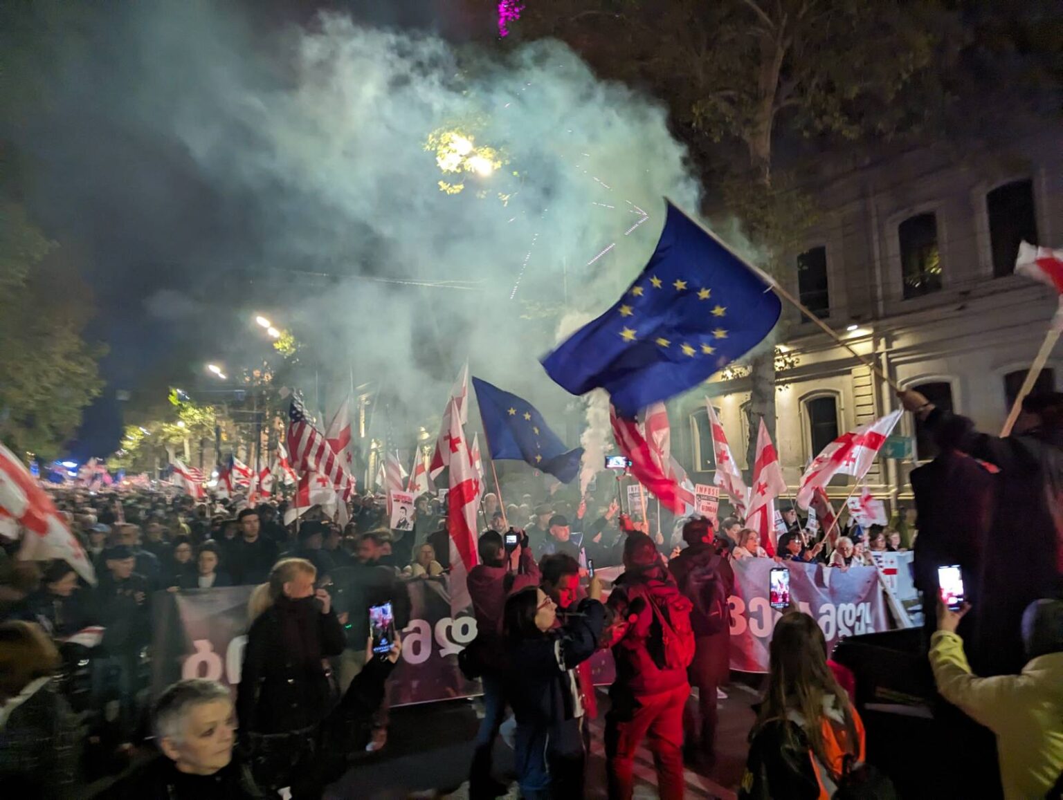 Georgians Protest on Anniversary of Disputed Elections – Civil Georgia