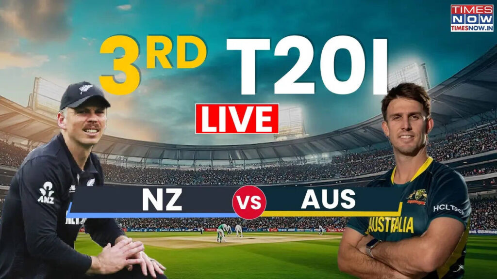 AUS 160/7 (18.0) vs NZ | New Zealand Vs Australia Live Score 3rd T20I 2025 Watch NZ vs AUS Live score | NZ Banaam AUS ke Aaj ke match ka Live Score Match Scorecard Ball By Ball Commentary Updates