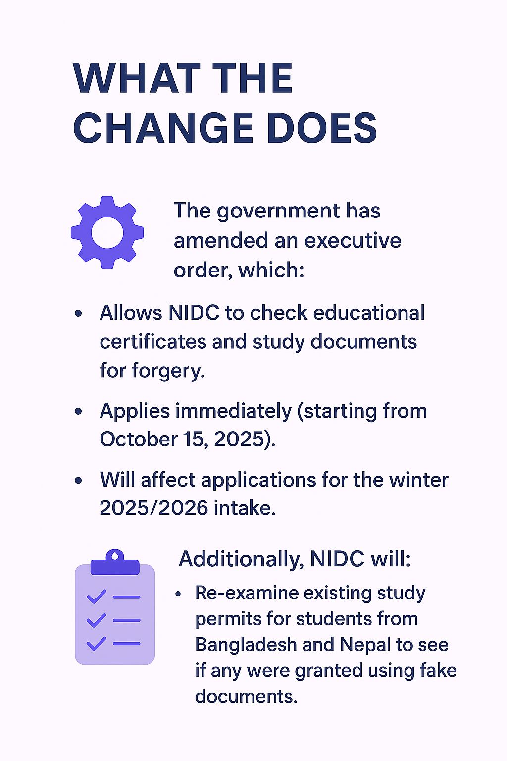 What The Change Does