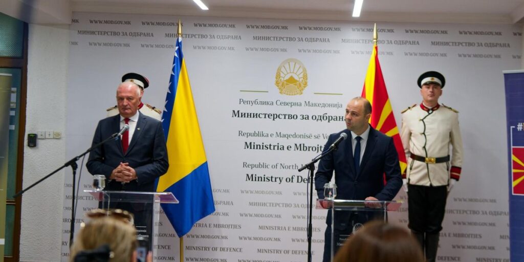Misajlovski-Helez: Strengthening partnership and trust in defense between North Macedonia and Bosnia and Herzegovina