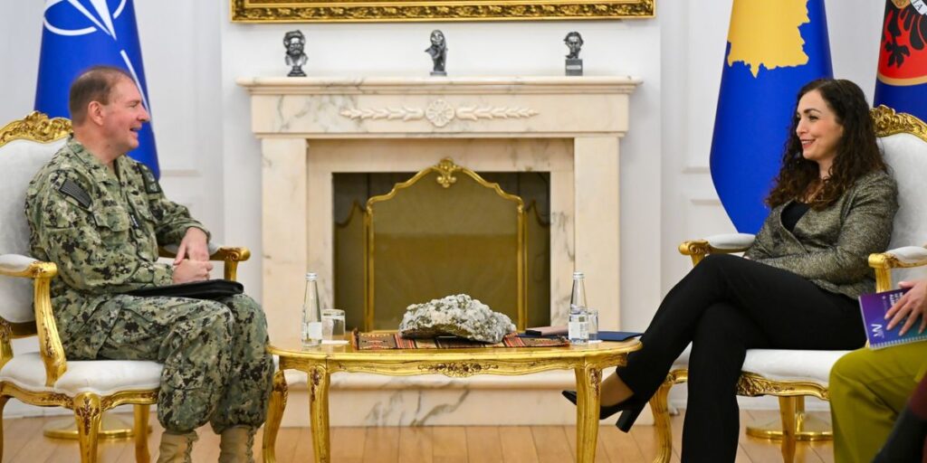 Osmani in meeting with Admiral Munsch: Relationship with KFOR, vital for stability in Kosovo
