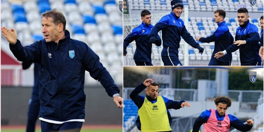 Kosovo's first training session against Slovenia: Absences and players present