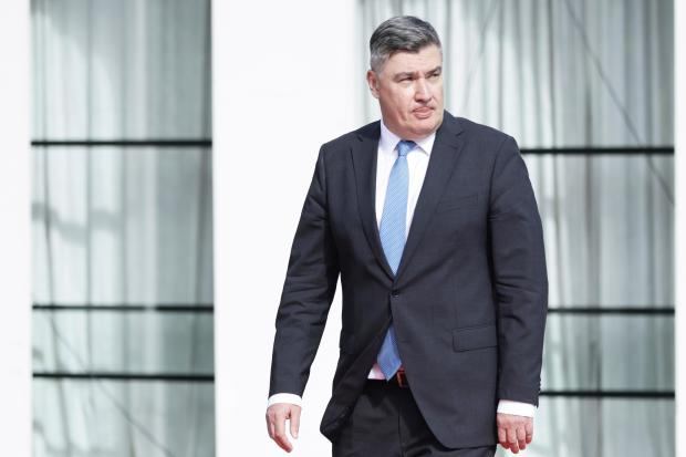 Croatian President Zoran Milanovic arrives at the Brdo-Brijuni, Process Leaders’...