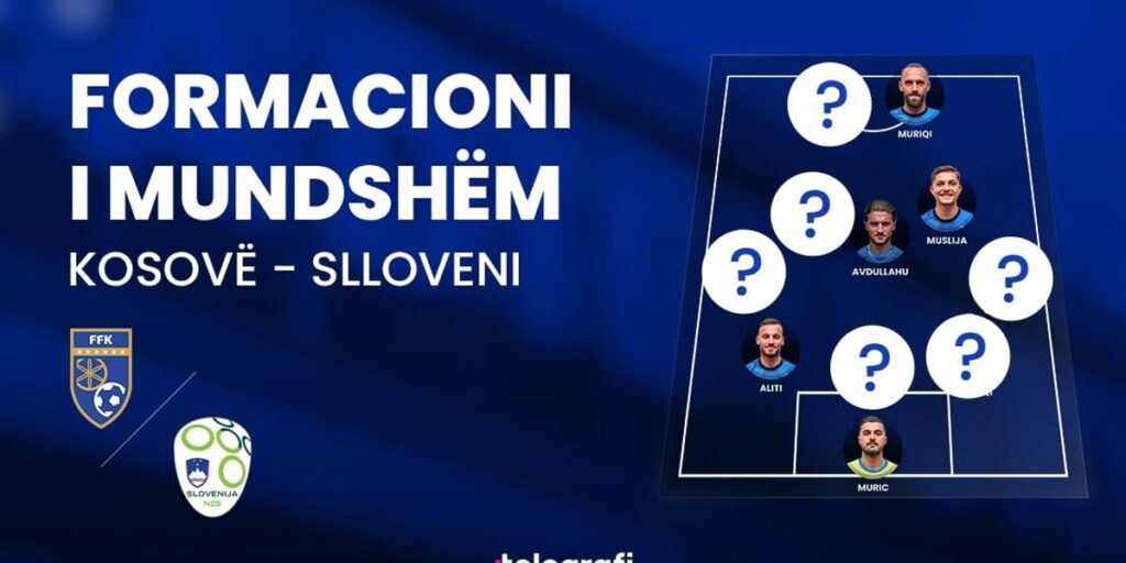 Kosovo's possible lineup against Slovenia - Foda no surprise