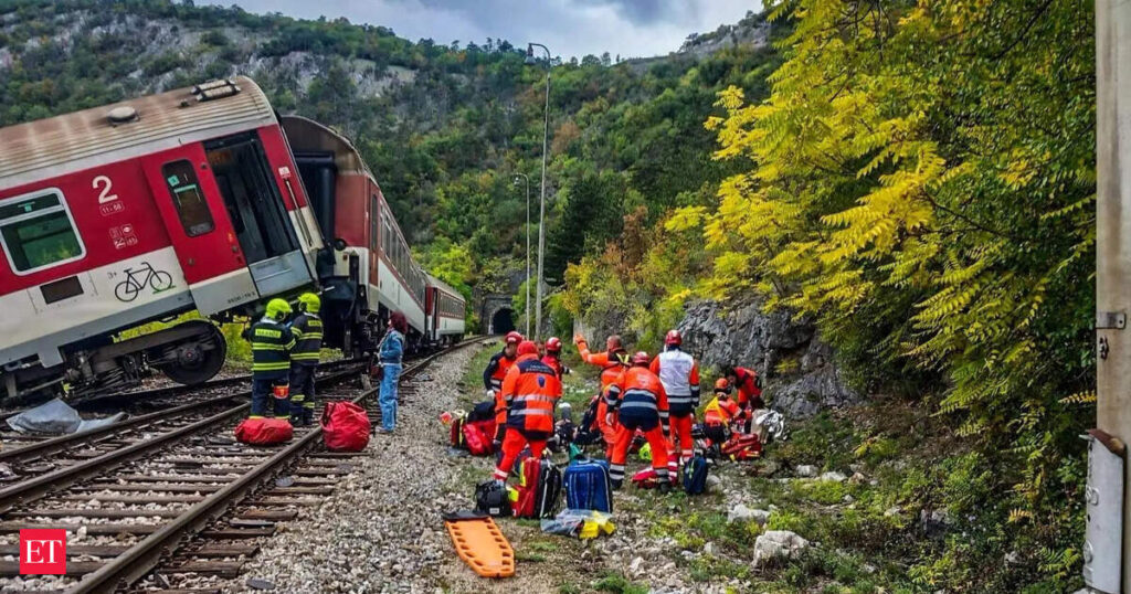 At least 66 injured after two trains collide in Slovakia