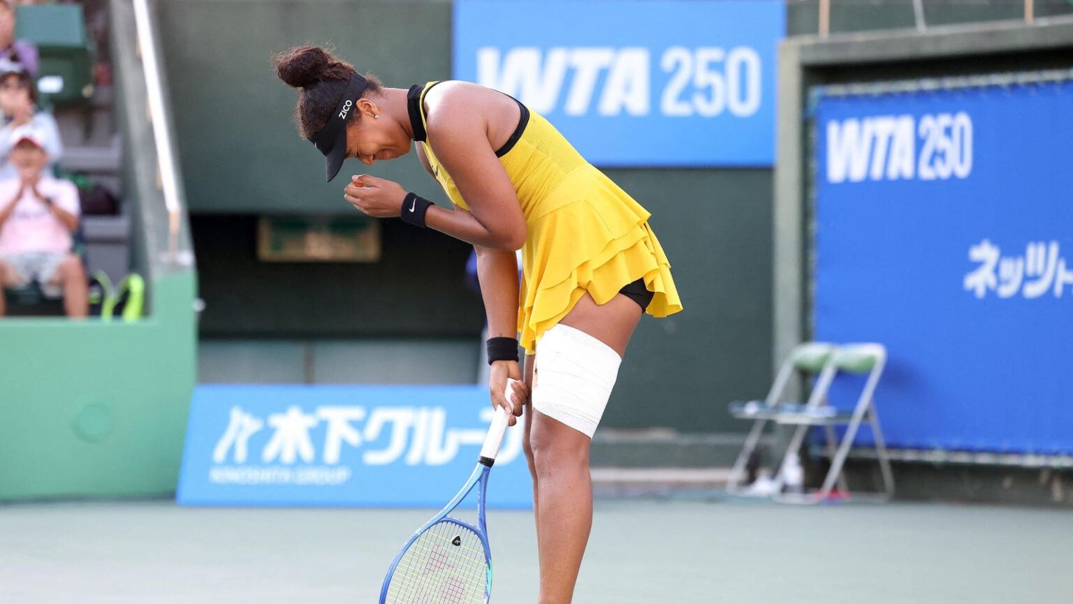 Naomi Osaka Pulls Out Of Japan Open Quarterfinals With Thigh Injury Naomi Osaka Pulls Out Of Japan Open Quarterfinals With Thigh Injury