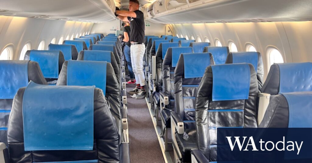 Good service but cramped seats and overpriced food