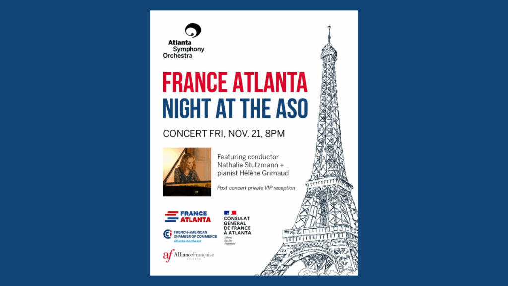 France-Atlanta Night at ASO with Stutzmann and Grimaud
