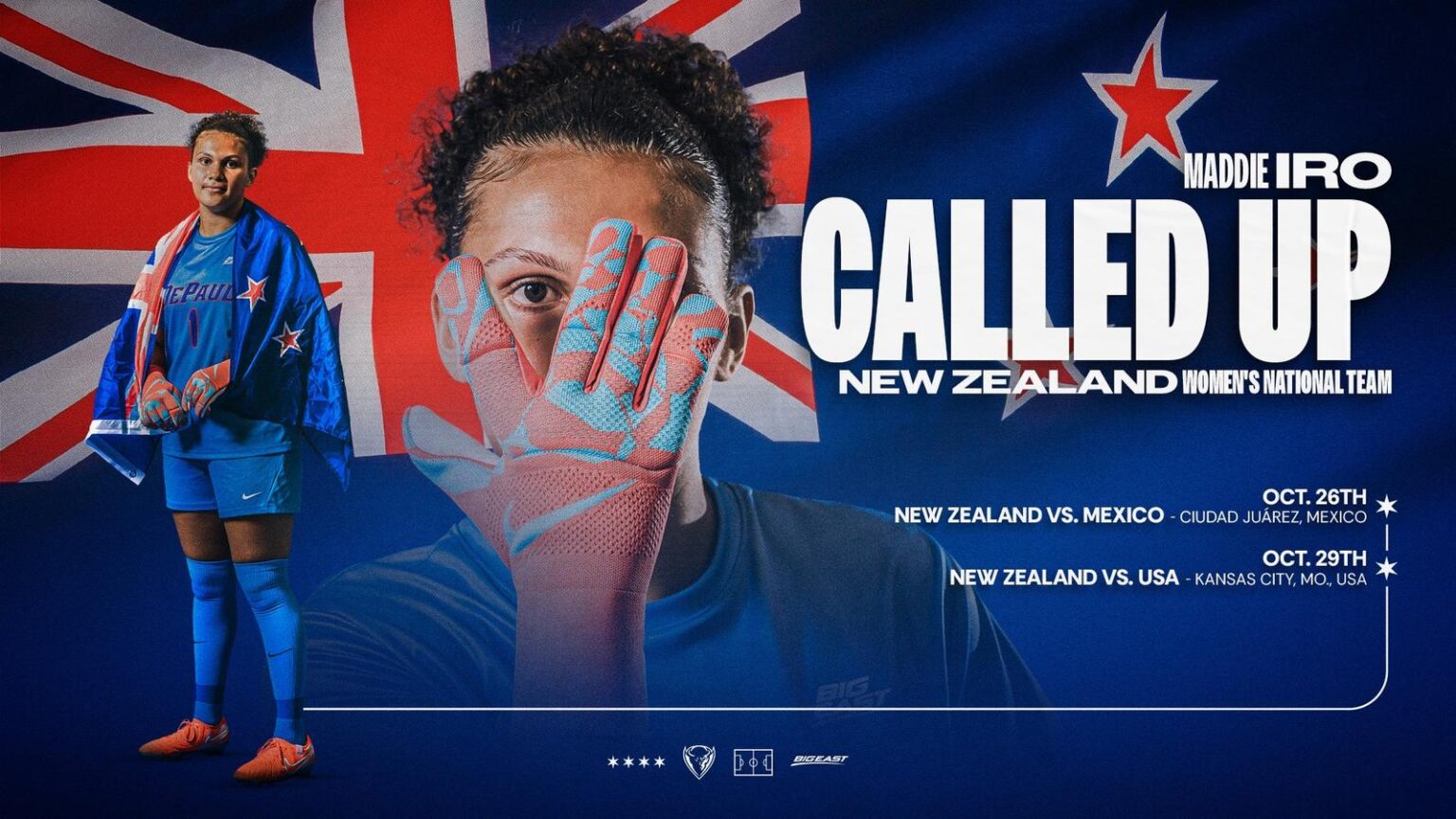 Maddie Iro Called Up to New Zealand National Team