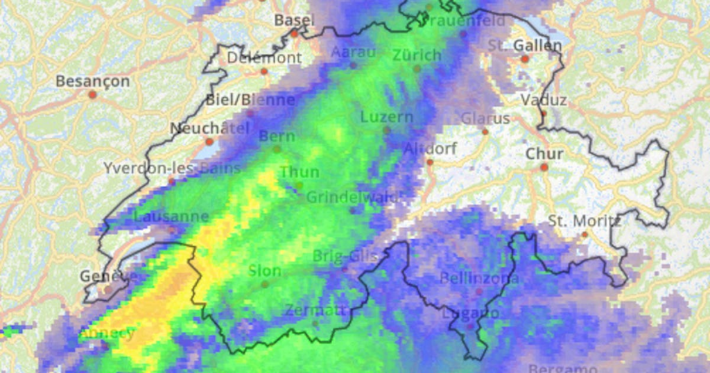 Rain and wind: The nasty fall weather is now coming to Switzerland