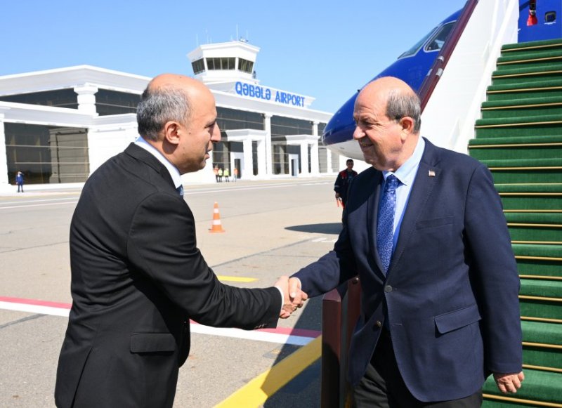 TRNC president arrives in Azerbaijan for OTS summit TRNC president arrives in Azerbaijan for OTS summit