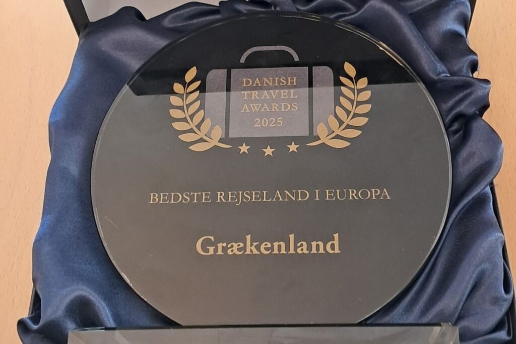 Greece Wins ‘Best European Destination’ Title at Danish Travel Awards 2025 Greece Wins ‘Best European Destination’ Title at Danish Travel Awards 2025