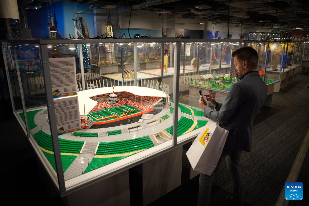 Lego exhibition held at National Stadium in Warsaw, Poland-Xinhua