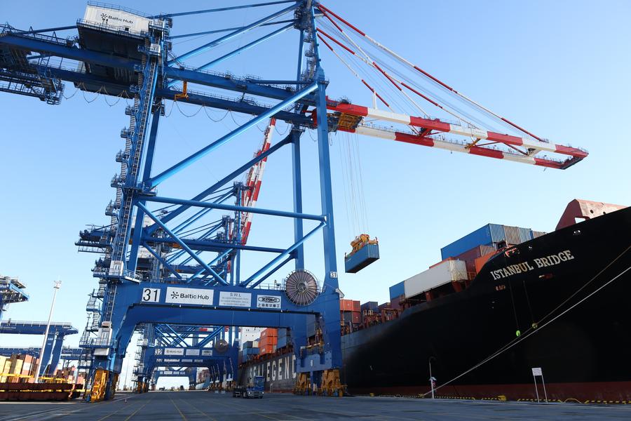 First container ship on China-Europe Arctic route arrives in Gdansk, Poland-Xinhua