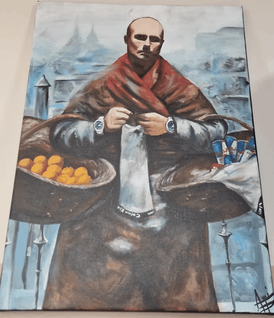 Testoviron image with oranges made to order