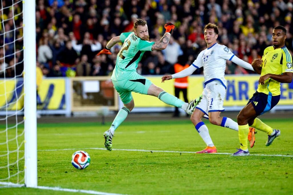 World Cup Qualifiers: Sweden lose 1-0 at home to Kosovo to all but end dreams of reaching North America 2026
