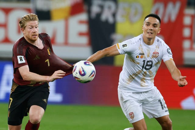 Belgium North Macedonia WCup Soccer