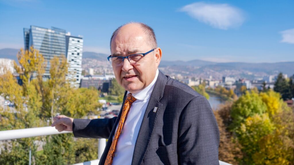 His job is to keep Bosnia peaceful — now he must take on Putin too