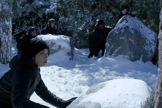 Marvel/ABC The agents and the smelly snow in the season 1 episode 'Providence'
