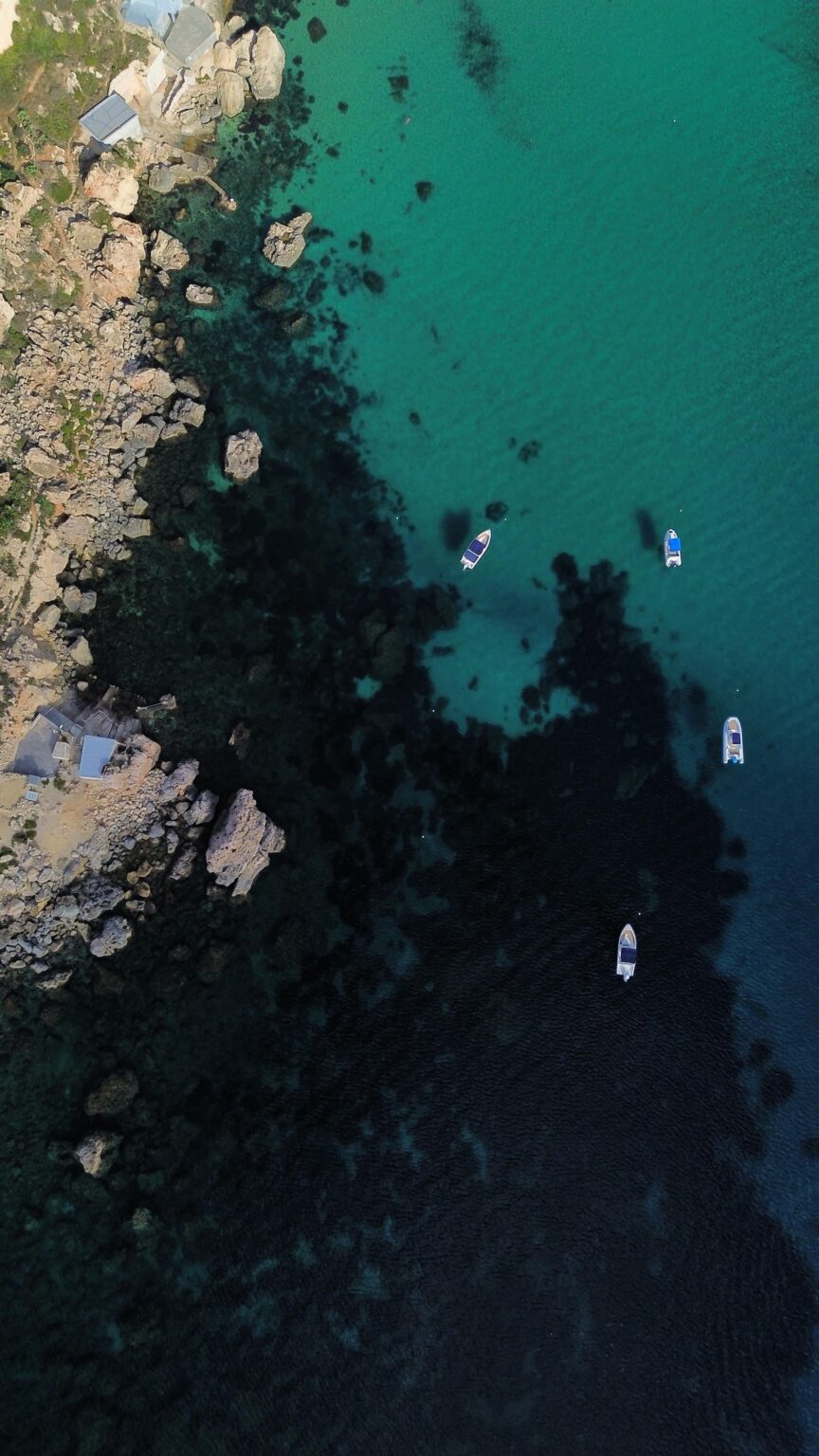Drone picture at golden bay