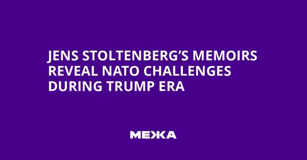 Jens Stoltenberg’s Memoirs Reveal NATO Challenges During Trump Era | Ukraine news Jens Stoltenberg’s Memoirs Reveal NATO Challenges During Trump Era | Ukraine news