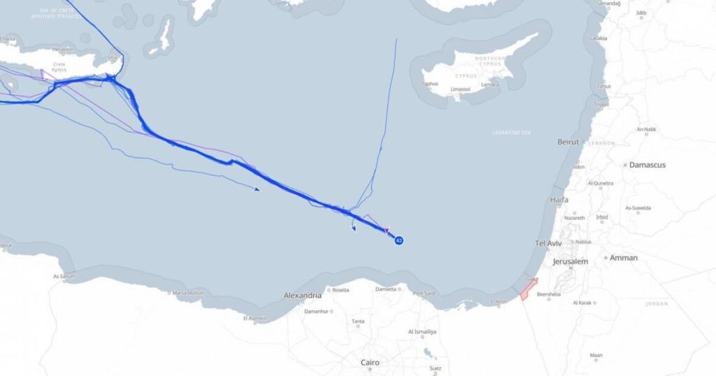 Sumud Flotilla enters the risk area: "Less than 145 miles from Gaza"