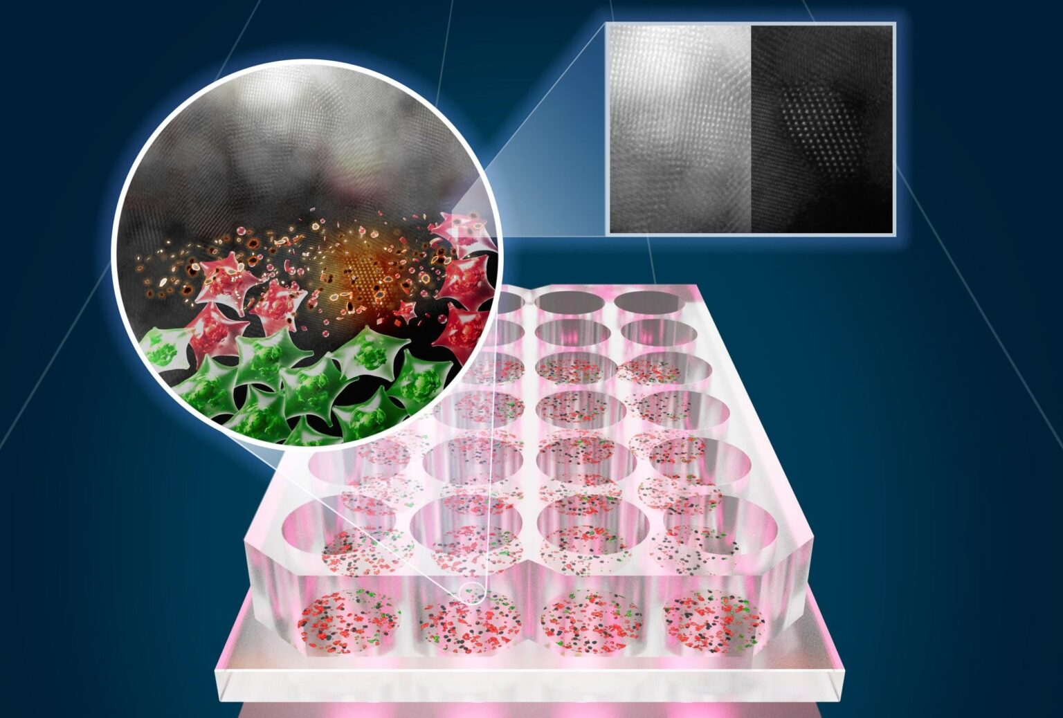 New cancer treatment combines LED light and tiny tin flakes to kill cancer cells, spare healthy cells and avoid side effects of chemotherapy. In just 30 minutes, it killed up to 92% of skin cancer cells and 50% of colorectal cancer cells, without harmful effects on healthy human skin cells.