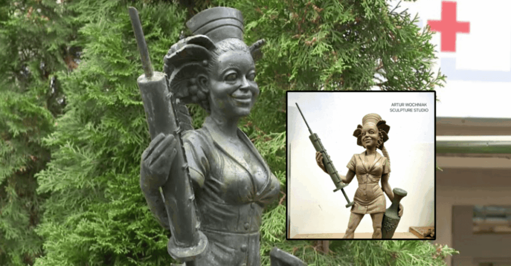 Nurses Slam ‘Overly Sexy’ Hospital Statue in Poland, Want It Removed