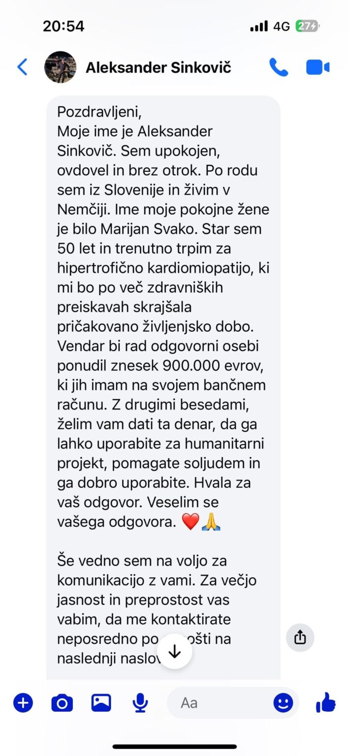 I have a chanso to inherit € 900,000. I have a chanso to inherit € 900,000.