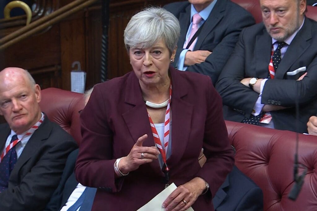 Tories at war over Badenoch’s plan to axe Climate Change Act as Theresa May brands it a ‘catastrophic mistake’