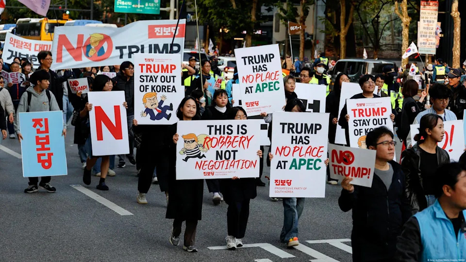 Some South Koreans fear that Trump might once again threaten to withdraw US forces if his demands are not met<span class="copyright">Jung Ui-Chel/Matrix Images/IMAGO</span>