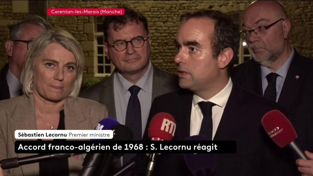 VIDEO. Sébastien Lecornu believes that it is necessary to “renegotiate” the Franco-Algerian agreement of 1968, after the adoption of an RN resolution in the National Assembly VIDEO. Sébastien Lecornu believes that it is necessary to “renegotiate” the Franco-Algerian agreement of 1968, after the adoption of an RN resolution in the National Assembly