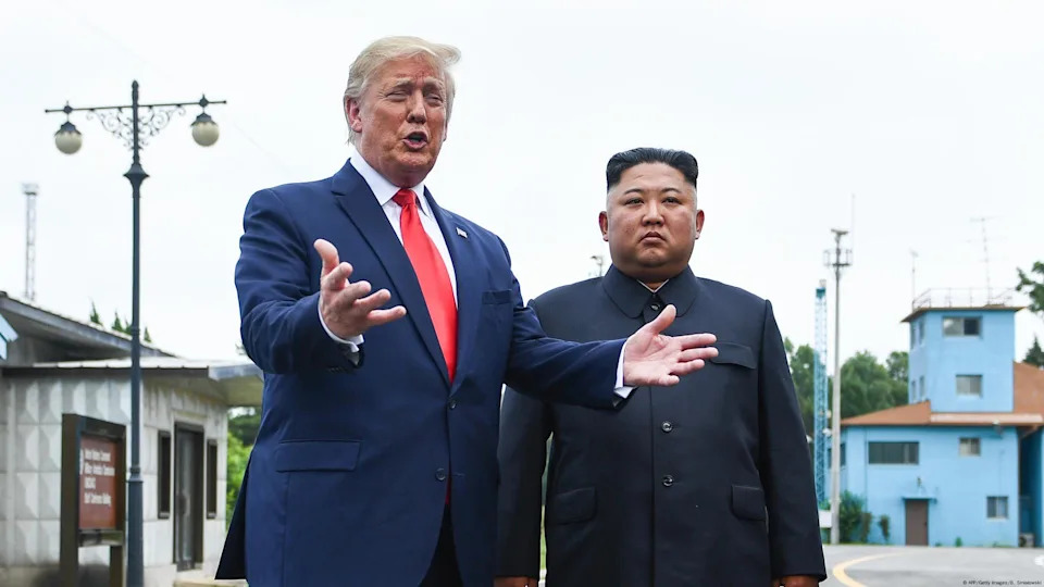 'Great friendship' - From calling Kim Jong Un "little rocket man" to someone he has a "certain chemistry" with, Trump has come a long way in his dealing with North Korea. On June 30, he once again emphasized his personal ties with the North Korean dictator. Kim, too, hailed his "wonderful" relationship with Trump, saying the latest meeting would enable nuclear talks.<span class="copyright">AFP/Getty Images/B. Smialowski</span>