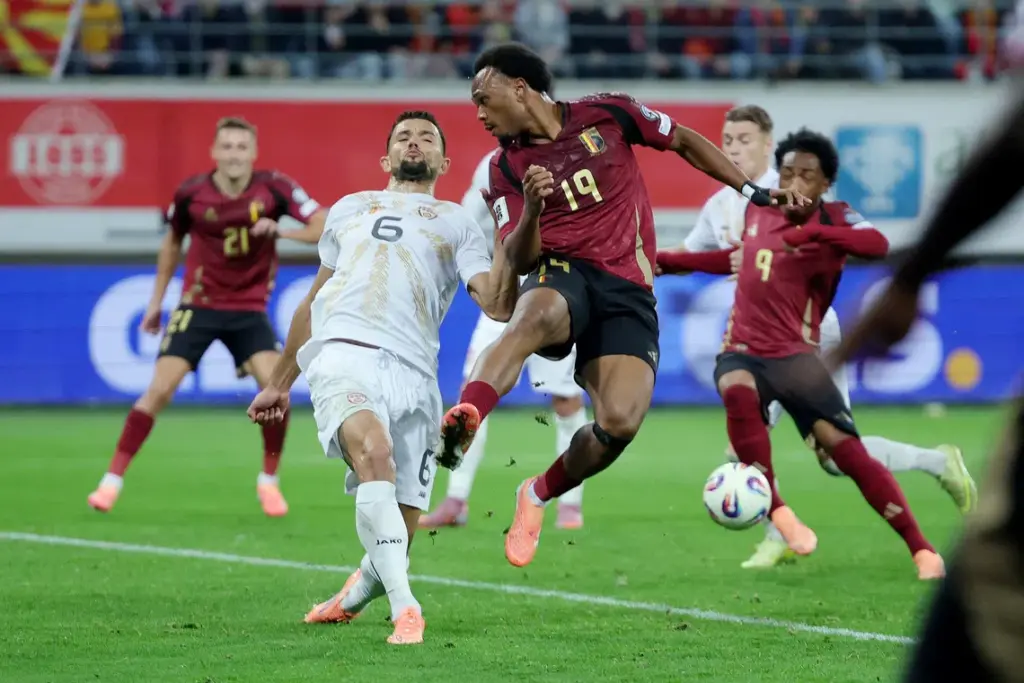 North Macedonia hold off Belgium attack to claim vital World Cup point