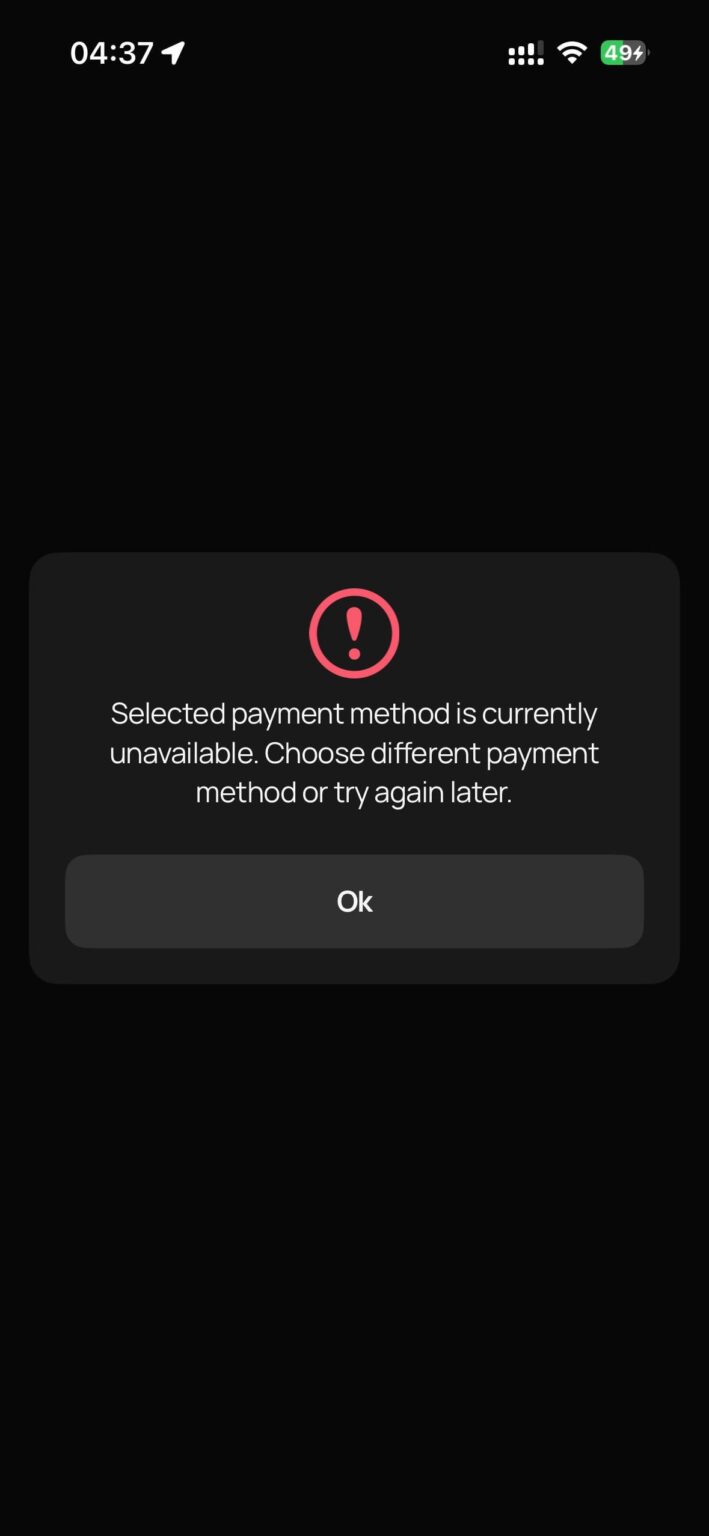 Help with Jakdojade payment