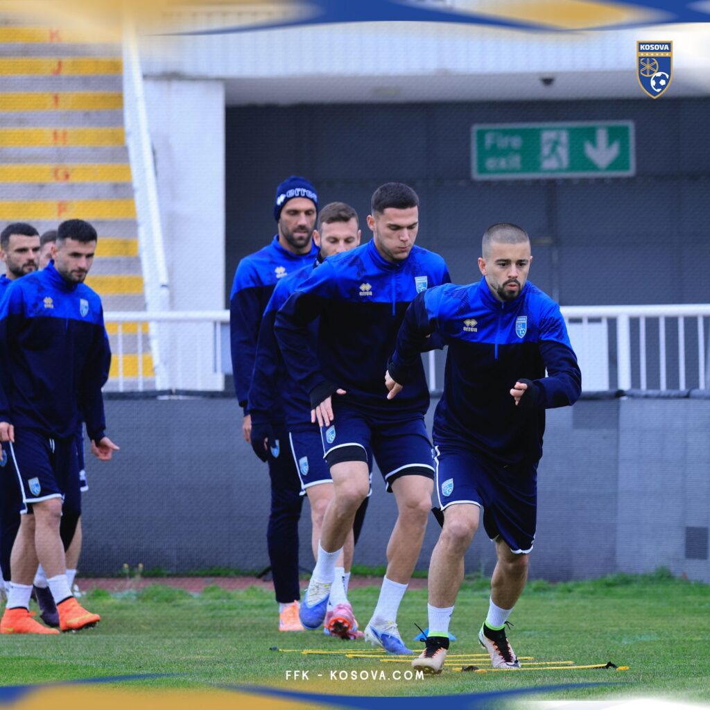 Dardanët with maximum dedication before the challenge with Slovenia Dardanët with maximum dedication before the challenge with Slovenia